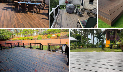 Highly Durable Sealed Capped Polymer Decking Low Maintenance