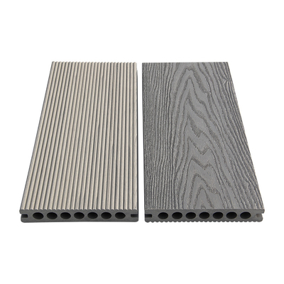 25mm Cedar Art Hollow Core Composite Decking Light Grey Wood Grain