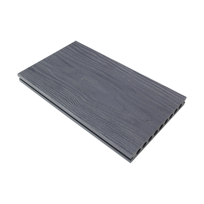 200x25mm Light Coloured Hollow Composite Decking ISO14001 Outdoor
