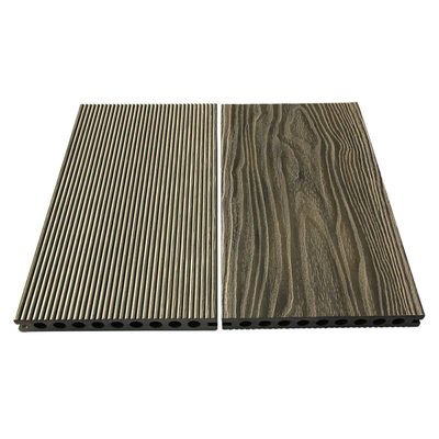 140*25mm Balconies Composite Decking Material Modern Waterproof