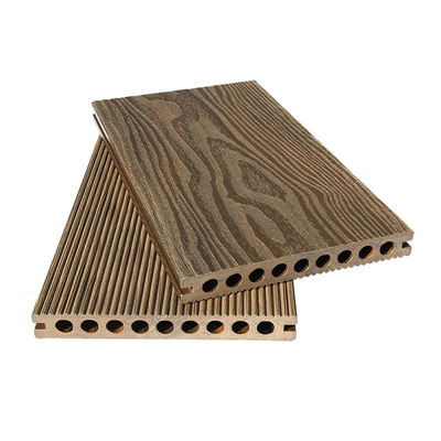 140*25mm Balconies Composite Decking Material Modern Waterproof