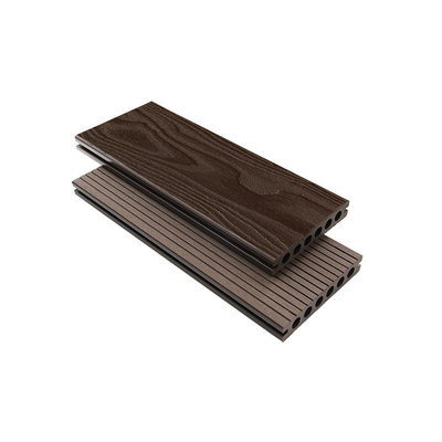 Exterior Grey Wood Grain Composite Decking Materials 150x25mm