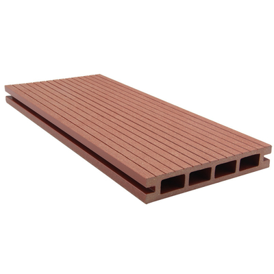 2.7m Light Gray Hollow Core Composite Decking Fire Retardant