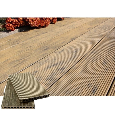 140*25mm Balconies Composite Decking Material Modern Waterproof