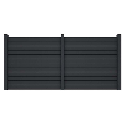 FSC WPC Wood Privacy Grey Composite Fence Panels Cedar Art For Swimming Pool