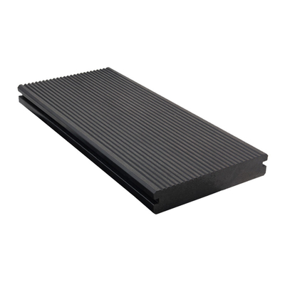 Wood Fiber 138*26mm Solid Composite Decking Waterproof Deck Boards Insect Resistant
