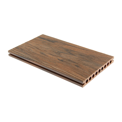 Red Pine 200*25mm Solid Composite Decking Board Antisepsis Iso9001