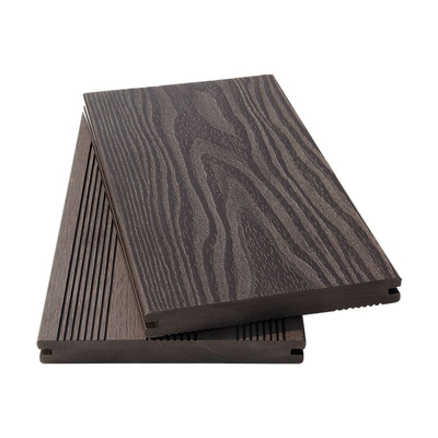 No Splinter 4.8 m Solid Composite Decking Boards Eco Red Wood
