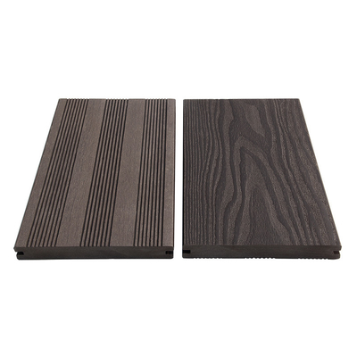 Cedar Art No Split Solid Composite Decking Boards CE Certified For Yard