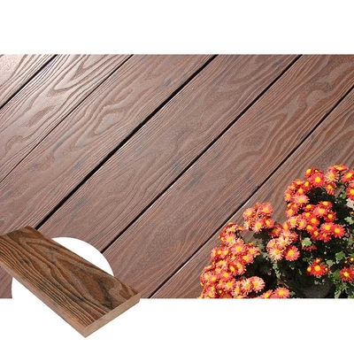 Resilient Coffee Solid Composite Trim Boards For Commercial Streets