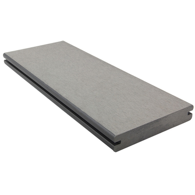 134x24mm Grey 38% HDPE Solid Composite Deck Boards UV Resistant