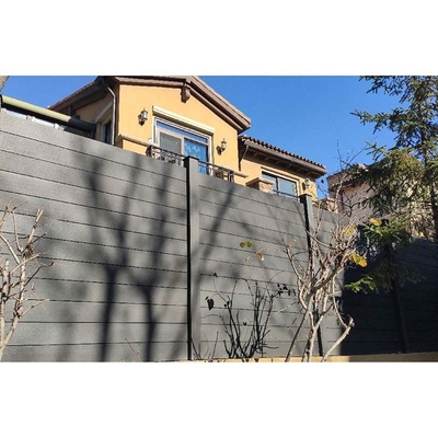 Sanding Surface Garden WPC Composite Wood Fences No Maintenance Fence Boards
