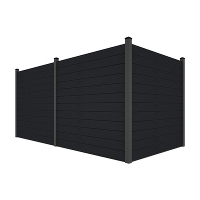 Blue Grey Fence Recycled Composite Wood Planks No Maintenance ISO9001