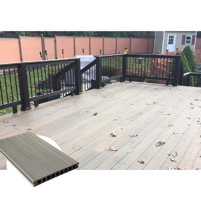 Terrace Antisepsis Outdoor Composite Decking Boards 2.2m 3D Wood Grain