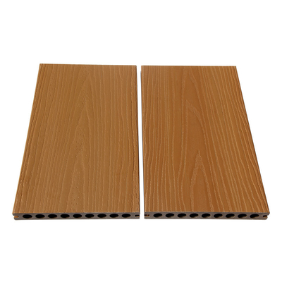 Terrace Antisepsis Outdoor Composite Decking Boards 2.2m 3D Wood Grain