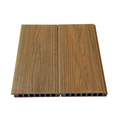 Anti Mildew Outdoor Capped Composite Decking Trim Life 25-30 Years 38% HDPE