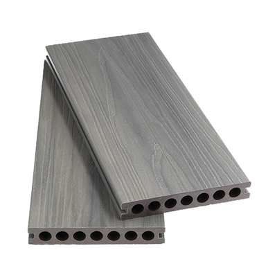 2.2m Black Capped Composite Decking Trim Antisepsis For Hotel No Splinter