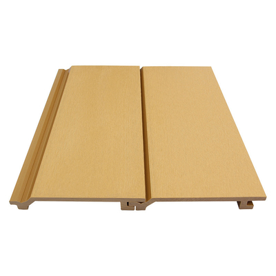 HDPE Fade Resistant Exterior Wall Cladding For Villa Natural Look Wood Panels