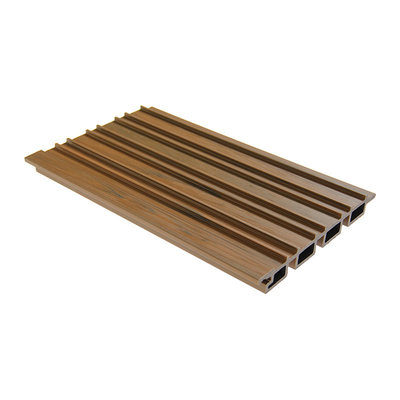 Walnut Hotel Composite Exterior Cladding 219x26mm Anti UV No Crack