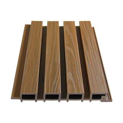Walnut Hotel Composite Exterior Cladding 219x26mm Anti UV No Crack