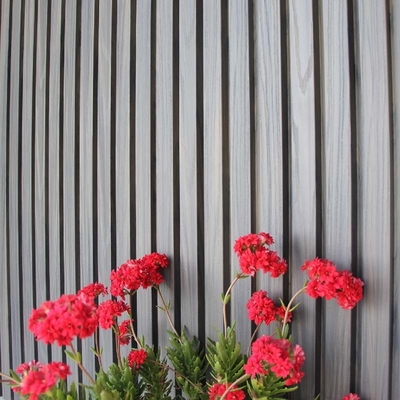 High Strength Composite Exterior Cladding Non Toxic Pollution Smoke Gray
