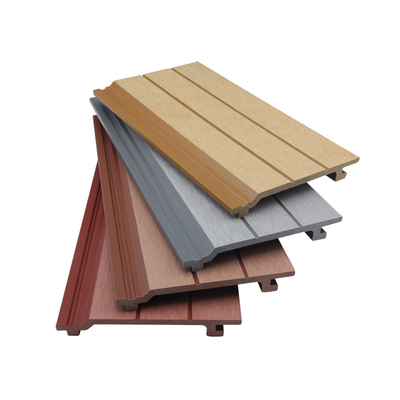 Innocuous Wood Exterior Cladding Panels Anti UV No Crack Light Grey