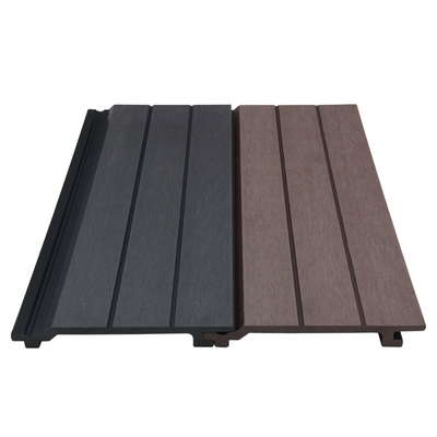 Innocuous Wood Exterior Cladding Panels Anti UV No Crack Light Grey