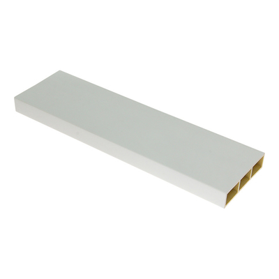 CNAS Bathroom WPC Hollow Tube 100x25mm Waterproof Wood Fire Resistance
