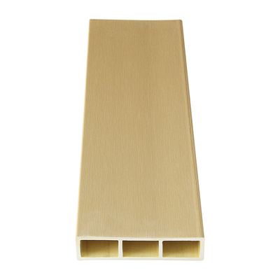 CNAS Bathroom WPC Hollow Tube 100x25mm Waterproof Wood Fire Resistance