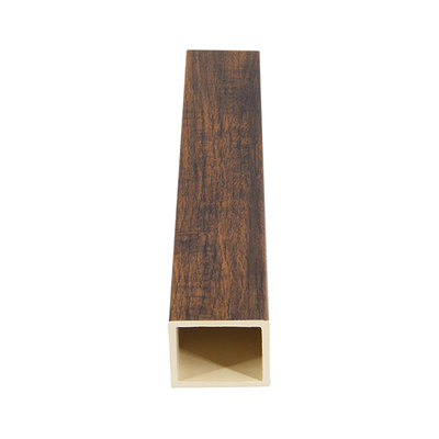 FSC 2.9m WPC Timber Tube Waterproof Hollow Square Pipe Fire Resistance