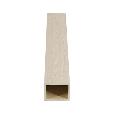 Formaldehyde Free Indoor WPC Timber Tube Fire Resistance Hollow Wood 50x40mm