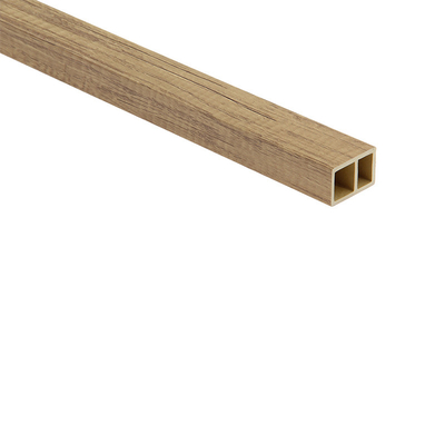 40x25mm Recyclable WPC Square Hollow Tube Water Resistance No Maintenance