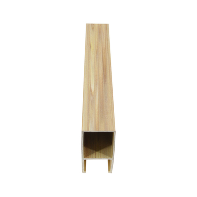 ISO9001 Restaurant Wood Ceiling Panels Material Durability 25x50mm