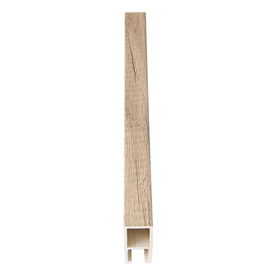 ECO Woodgrain Wooden Ceiling Panels Material Non Toxic Pollution 25x50mm