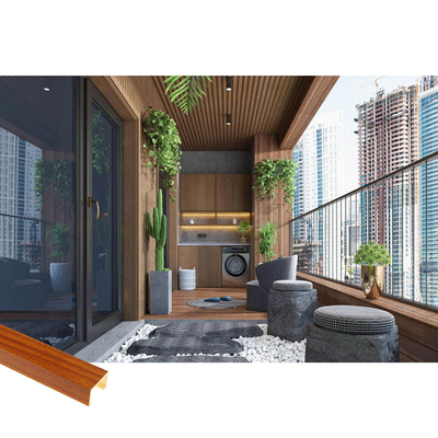 100% Recycled Mahogany Indoor Ceiling Panel Trim 40x25mm interior Boards
