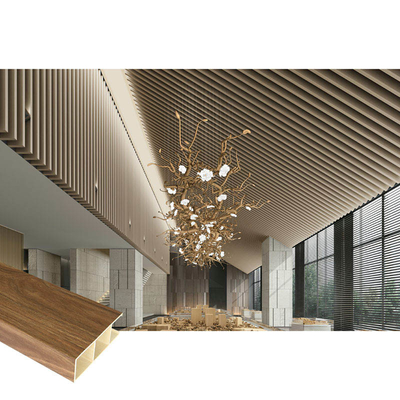 Waterproof CNAS Wooden Ceiling Panels Material Anti Insect 50x150mm