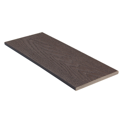 Dark Teak HDPE WPC Wood Composite Decking Trim 2.2m Fire Rated Boards