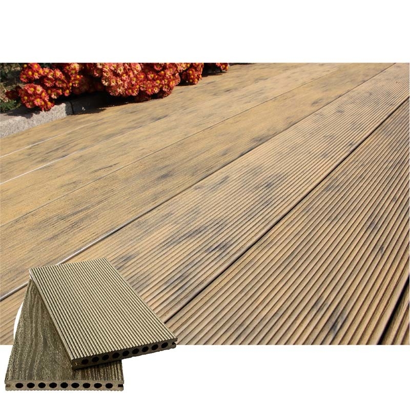 140*25mm Balconies Composite Decking Material Modern Waterproof