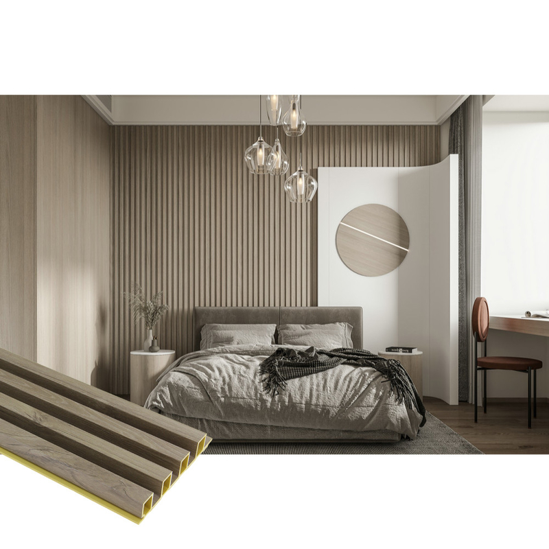 Environmentally Friendly Interior WPC Wall Panel Fireproof For Building